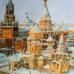 Jigsaw puzzle: Moscow golden-headed