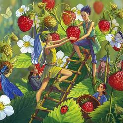 Jigsaw puzzle: Picking berries