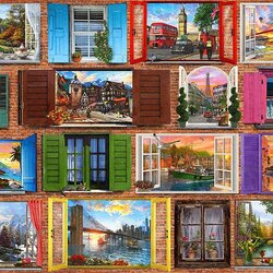 Jigsaw puzzle: Windows