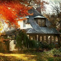 Jigsaw puzzle: Autumn is like a fairy tale