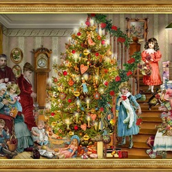 Jigsaw puzzle: Christmas is a family holiday