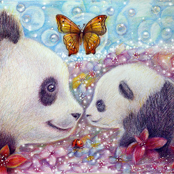 Jigsaw puzzle: Panda and cub
