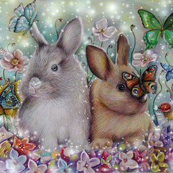 Jigsaw puzzle: Hares