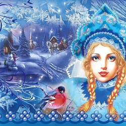Jigsaw puzzle: Snow Maiden