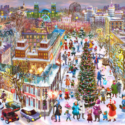 Jigsaw puzzle: Kharkiv. New Year