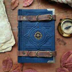 Jigsaw puzzle: Little blue compass book