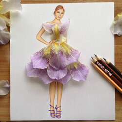 Jigsaw puzzle: Made from iris petals
