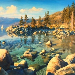 Jigsaw puzzle: Serenity of Lake Tahoe