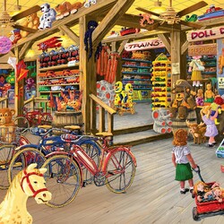 Jigsaw puzzle: Toy shop