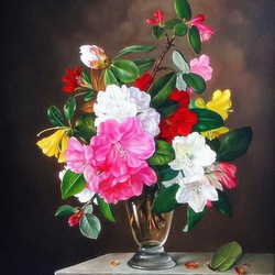 Jigsaw puzzle: Bouquet in a vase