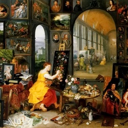 Jigsaw puzzle: Allegory of art