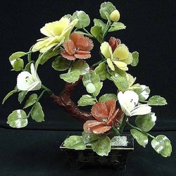 Jigsaw puzzle: Stone tenderness ... jade flowers