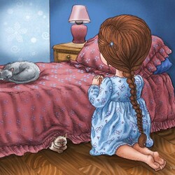 Jigsaw puzzle: Prayer before bed