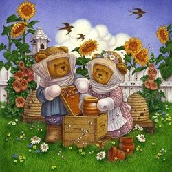 Jigsaw puzzle: In the apiary