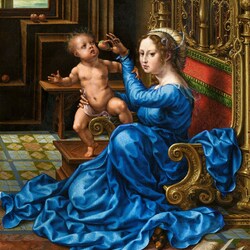 Jigsaw puzzle: Madonna and child