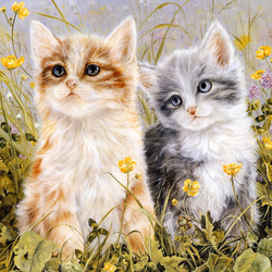 Jigsaw puzzle: Two kittens