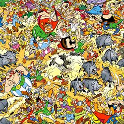 Jigsaw puzzle: Asterix and Obelix