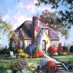 Jigsaw puzzle: House from a fairy tale