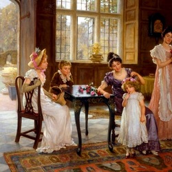 Jigsaw puzzle: Young ladies
