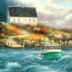Jigsaw puzzle: Cape Cod Afternoon