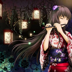 Jigsaw puzzle: Flutist