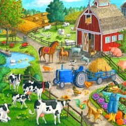 Jigsaw puzzle: Farm