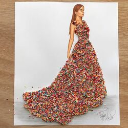 Jigsaw puzzle: Cake Sprinkle Dress