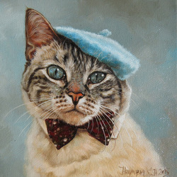 Jigsaw puzzle: Cat in beret
