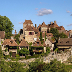 Jigsaw puzzle: French village
