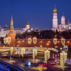 Jigsaw puzzle: Evening Moscow