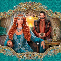 Jigsaw puzzle: Roksolana and Sultan