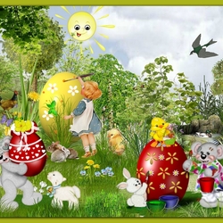 Jigsaw puzzle: Preparing for Easter