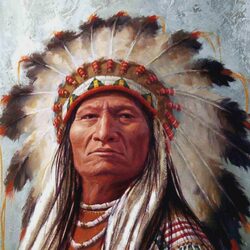 Jigsaw puzzle: Indian chief