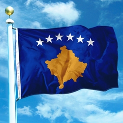 Jigsaw puzzle: Kosovo flag