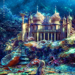 Jigsaw puzzle: Mermaid palace