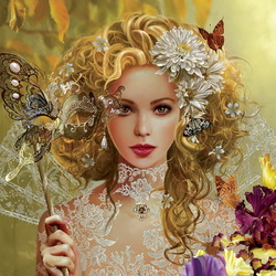 Jigsaw puzzle: Lovely ladies from fantasy countries