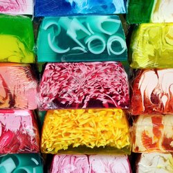 Jigsaw puzzle: Multicolored soap