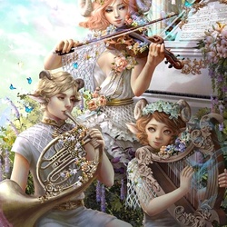 Jigsaw puzzle: Serenade to spring
