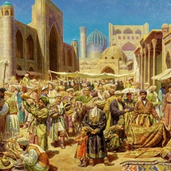Jigsaw puzzle: Samarkand bazaar