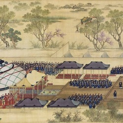 Jigsaw puzzle: Qianlong Emperor's Military Parade - Scroll Two