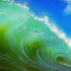 Jigsaw puzzle: Green wave