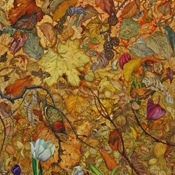 Jigsaw puzzle: Fallen leaves