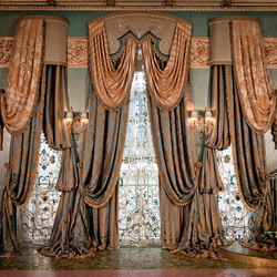 Jigsaw puzzle: Baroque curtains