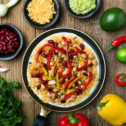 Jigsaw puzzle: Quesadilla with chicken