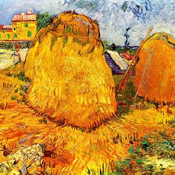 Jigsaw puzzle: Haystack in Provence