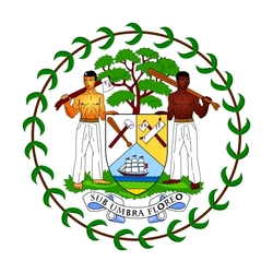 Jigsaw puzzle: Coat of arms of Belize