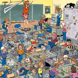 Jigsaw puzzle: Find the Mouse