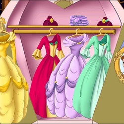 Jigsaw puzzle: Belle's wardrobe