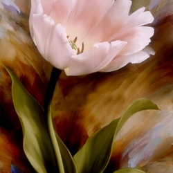 Jigsaw puzzle: Pink tulip
