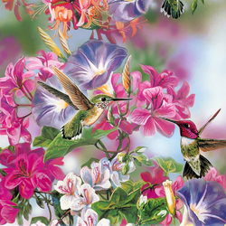 Jigsaw puzzle: Nectar for breakfast